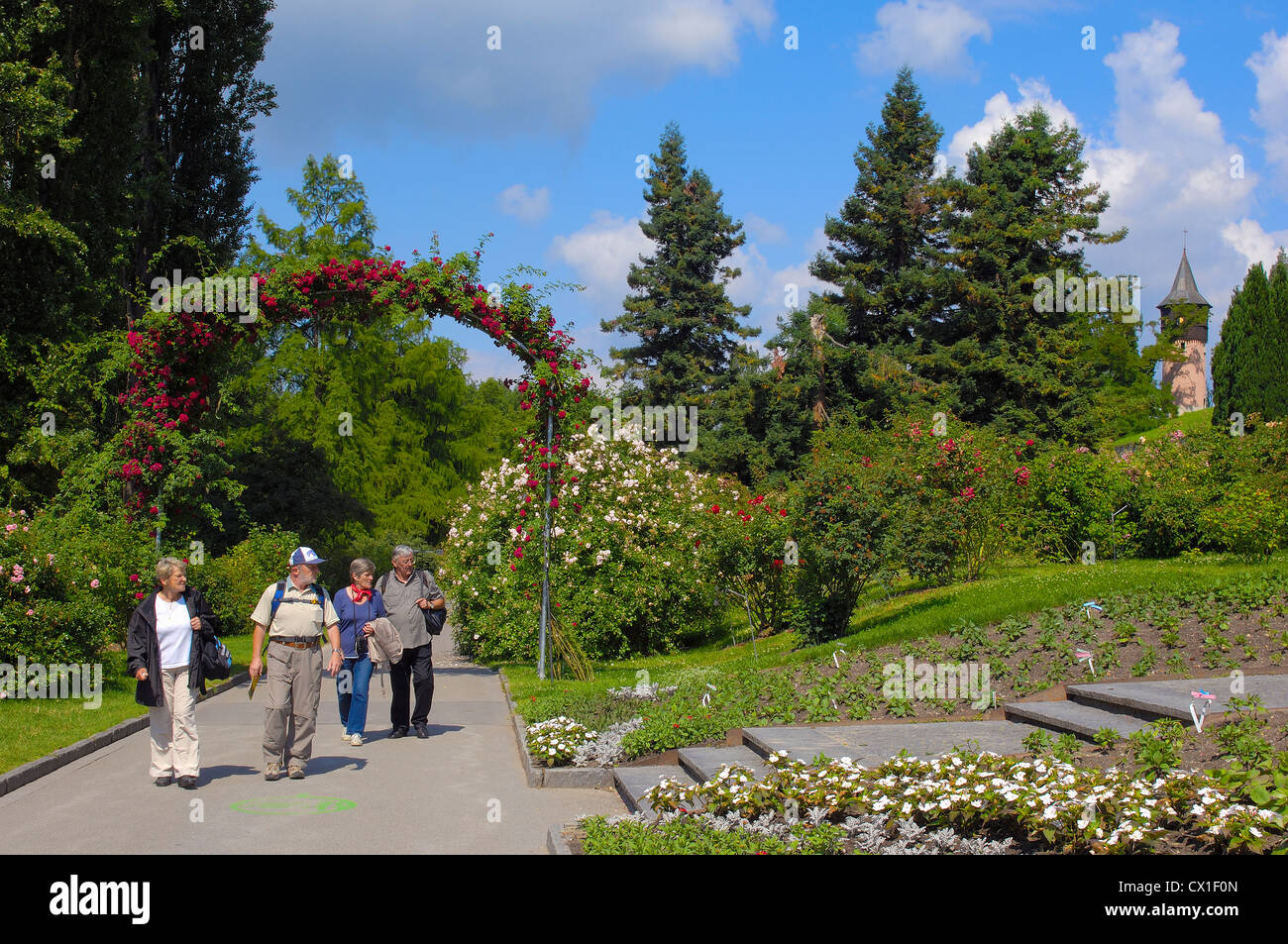 Mainau, die Blumeninsel im Atlantik, Baden-Württemberg, Deutschland, Lake Constance, Bodensee, Europa Stockfoto