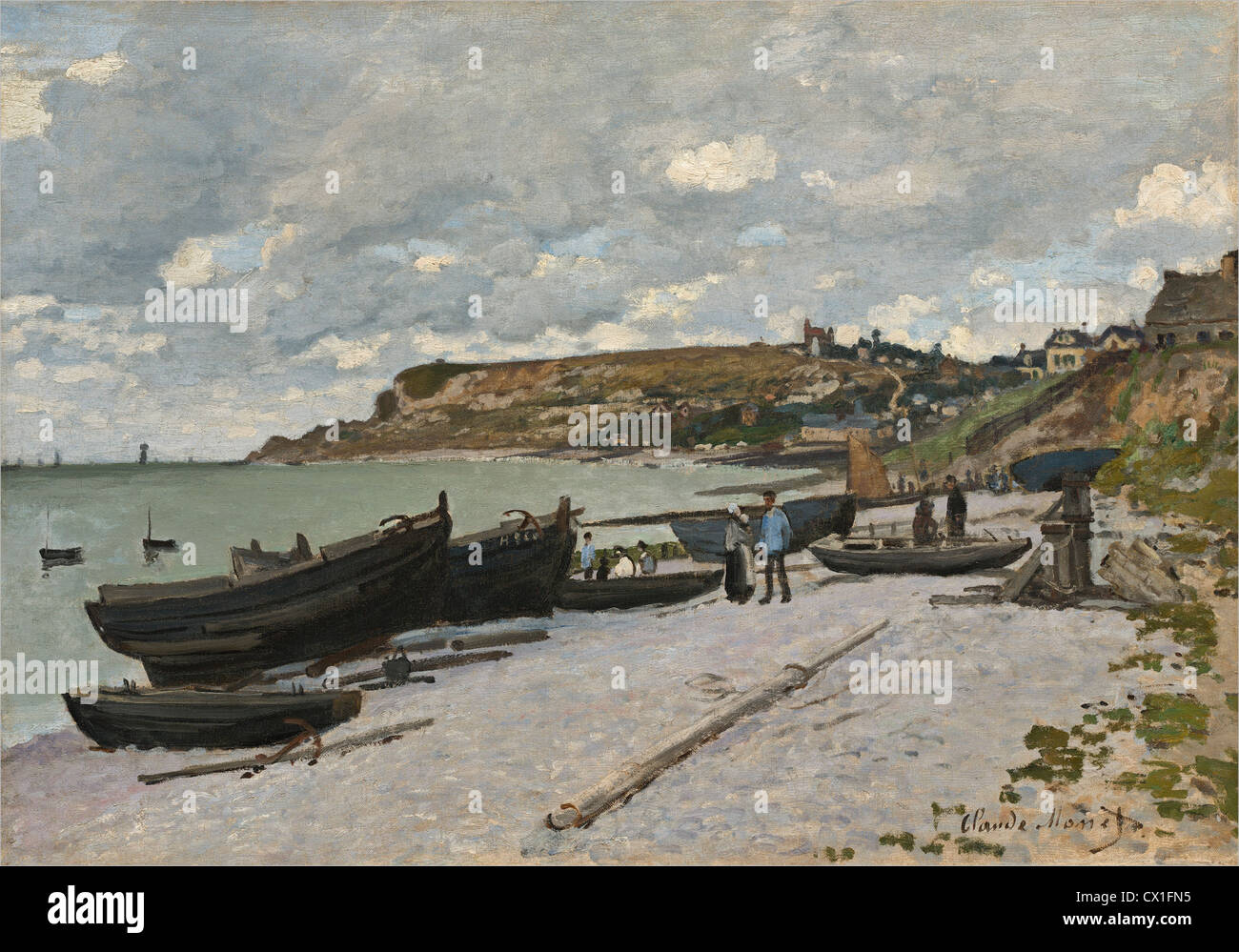 Claude Monet (Französisch, 1840-1926), Sainte-Adresse, Öl 1867, auf Leinwand Stockfoto