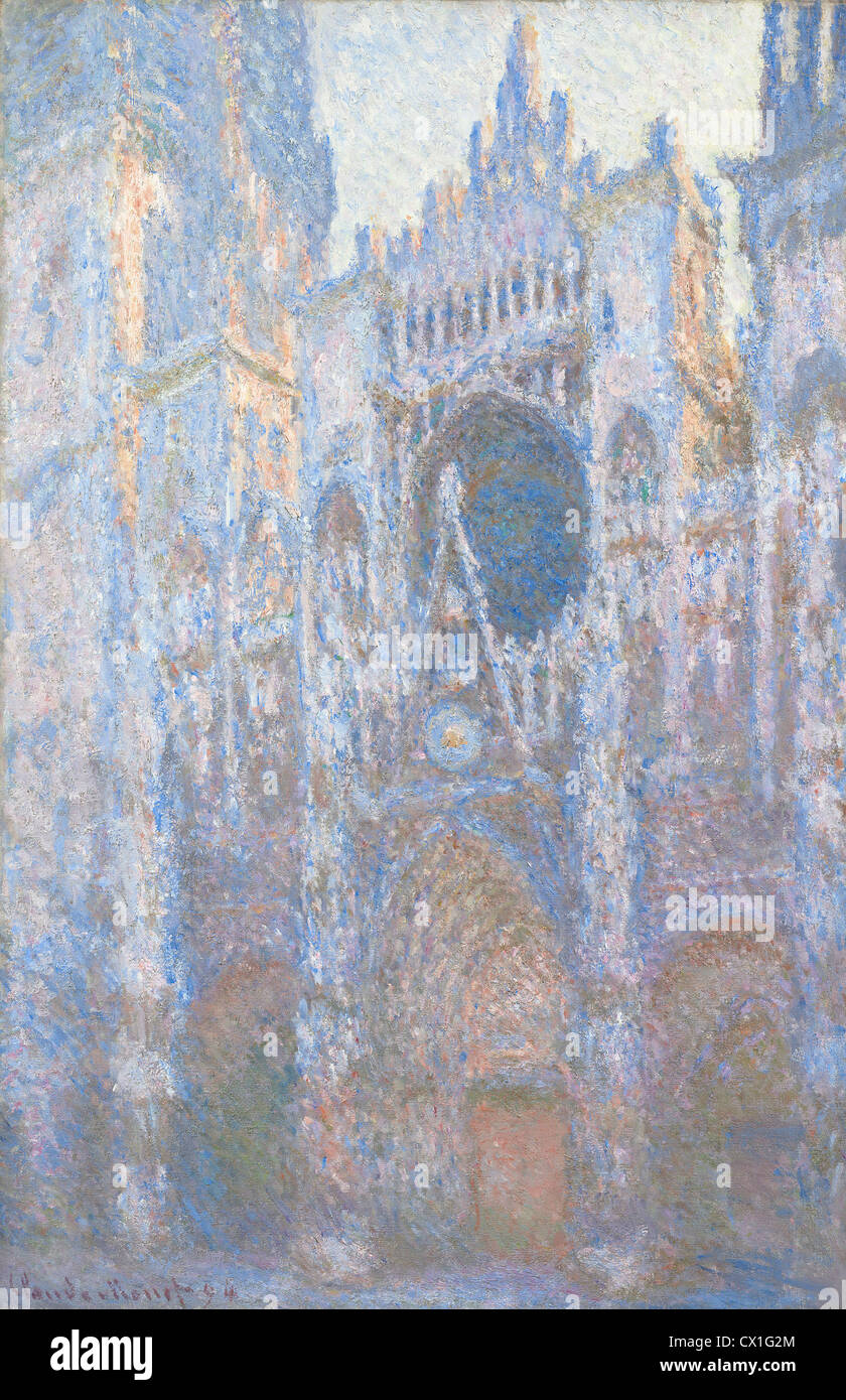 Claude Monet (Französisch, 1840-1926), Kathedrale von Rouen, West Fassade, 1894, Öl auf Leinwand Stockfoto