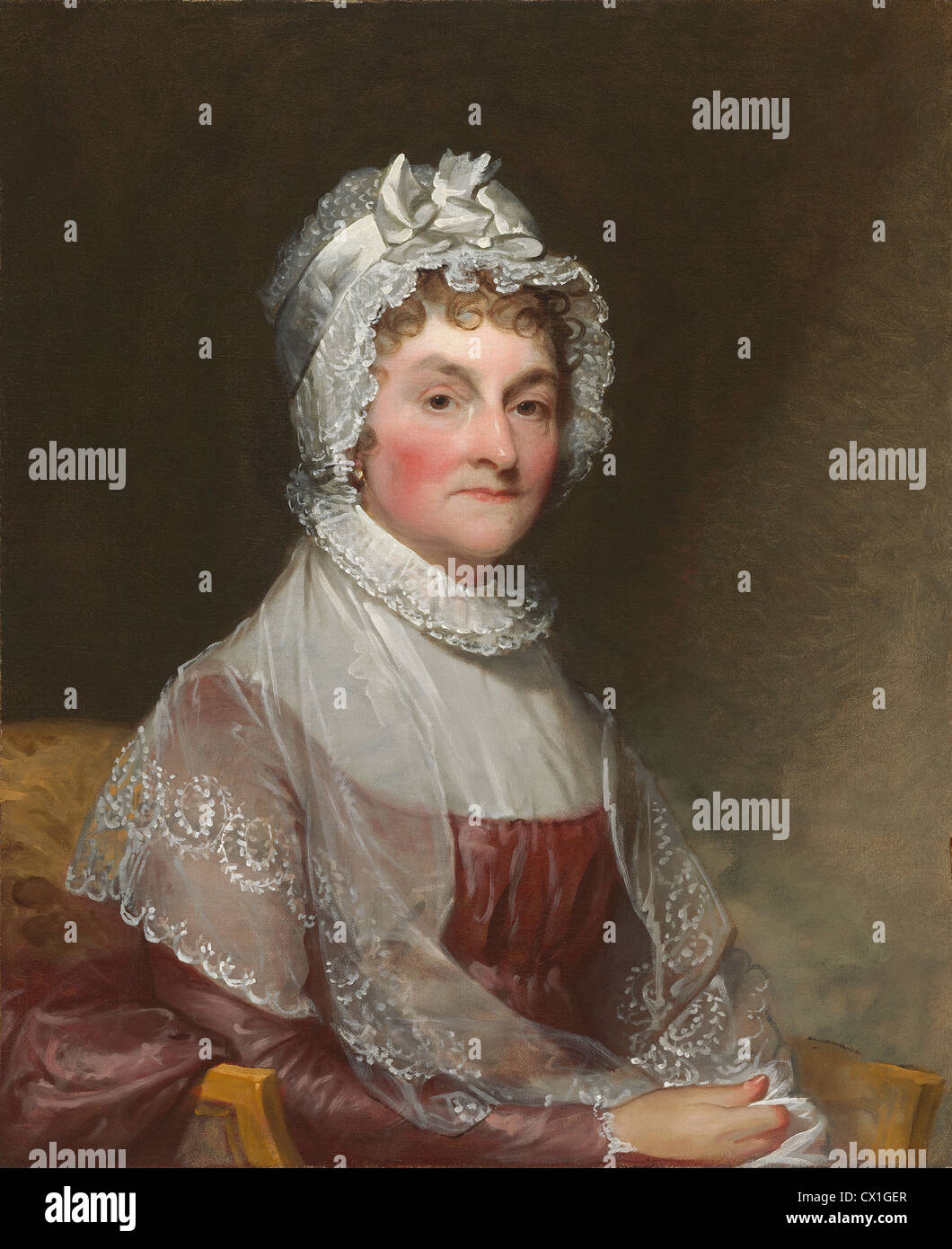 Gilbert Stuart, Abigail Smith Adams (Mrs John Adams), amerikanisch, 1755-1828, 1800/1815, Öl auf Leinwand Stockfoto