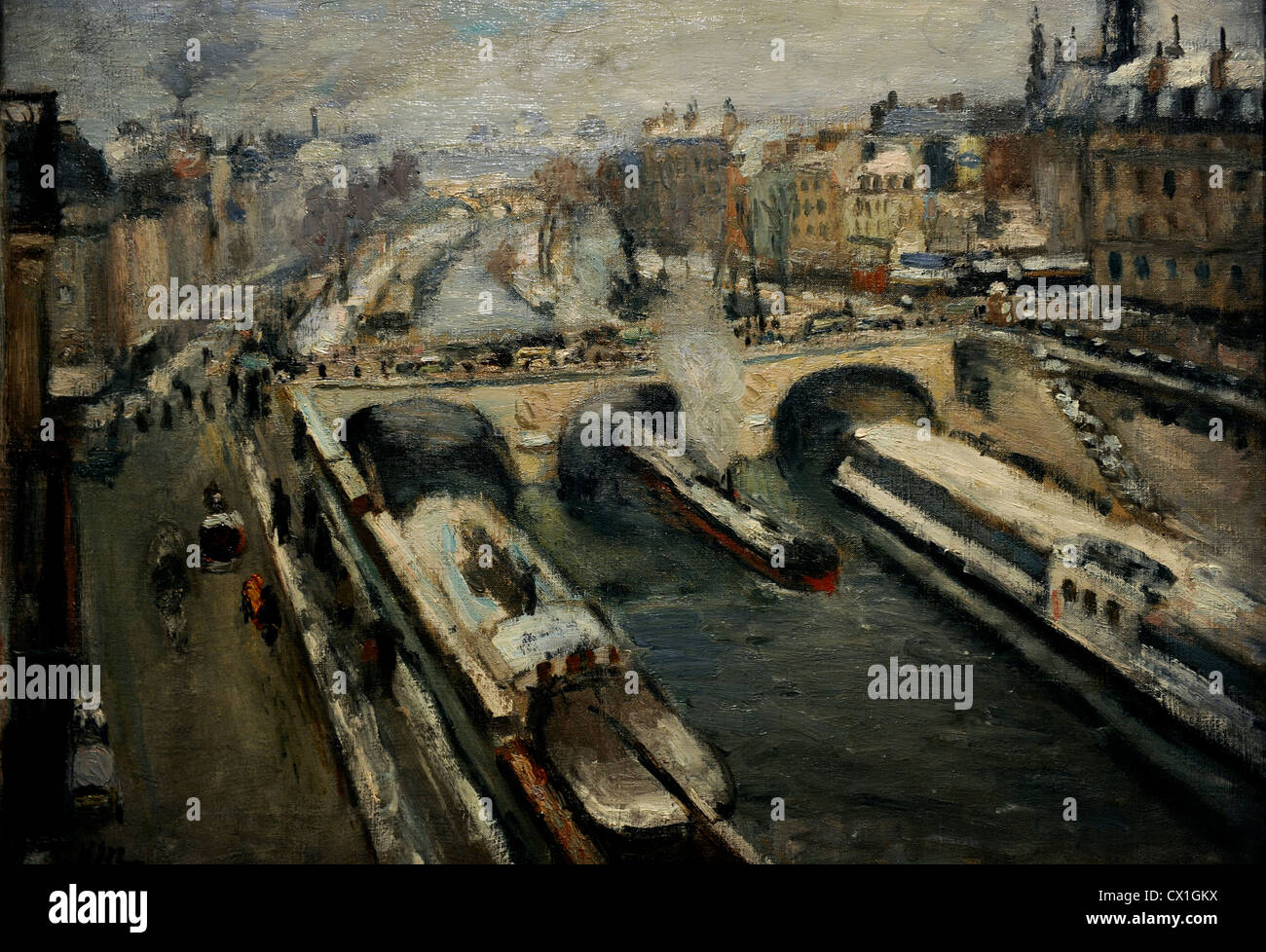 Henri Matisse "Pont Saint-Michel, Schnee Effekt" 1897 Stockfoto
