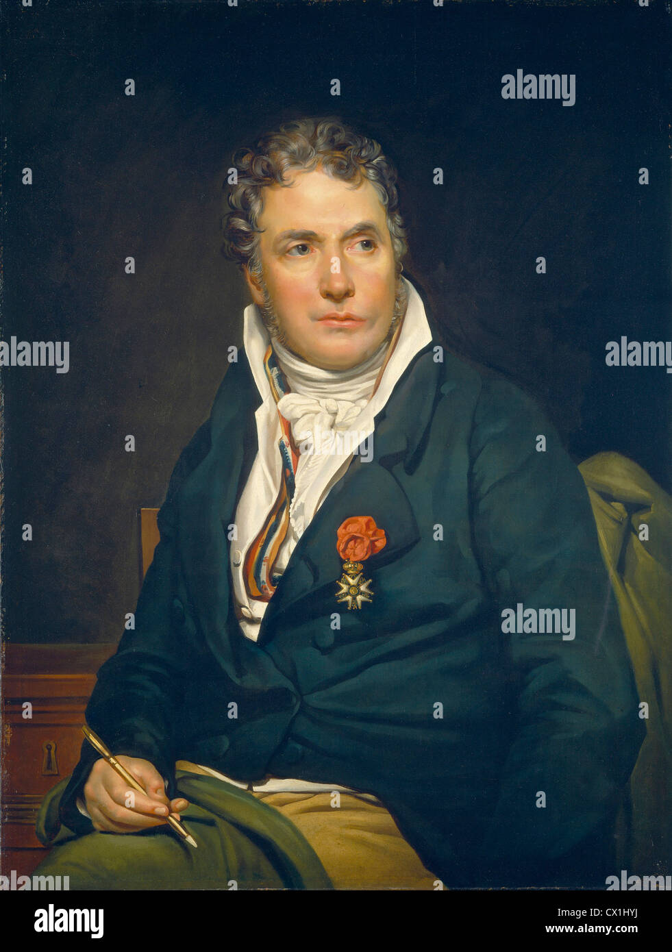 Atelier von Georges Rouget, Jacques-Louis David, c. 1813/1815, Öl auf Leinwand Stockfoto