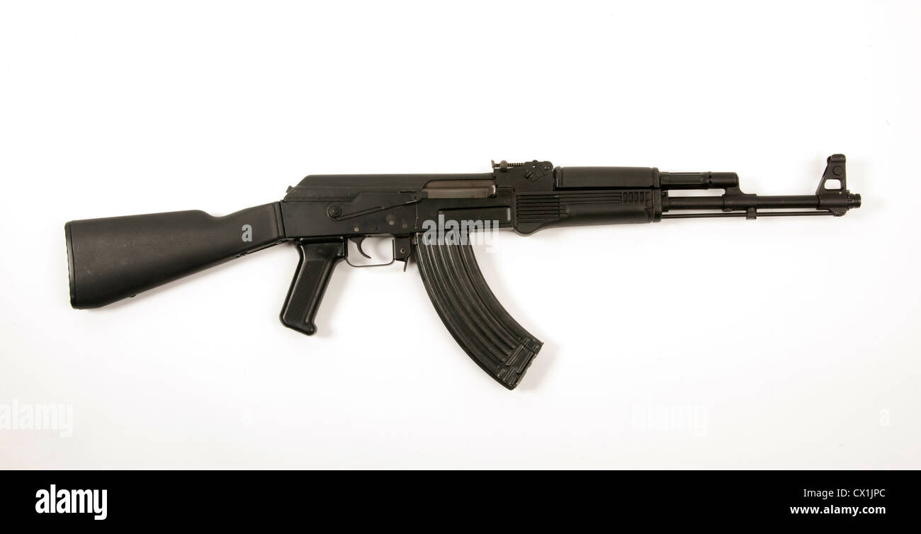 Bulgarische AK47 Sturmgewehr von verschiedenen Nationen einschließlich der irakischen Spezialeinheiten verwendet. Stockfoto