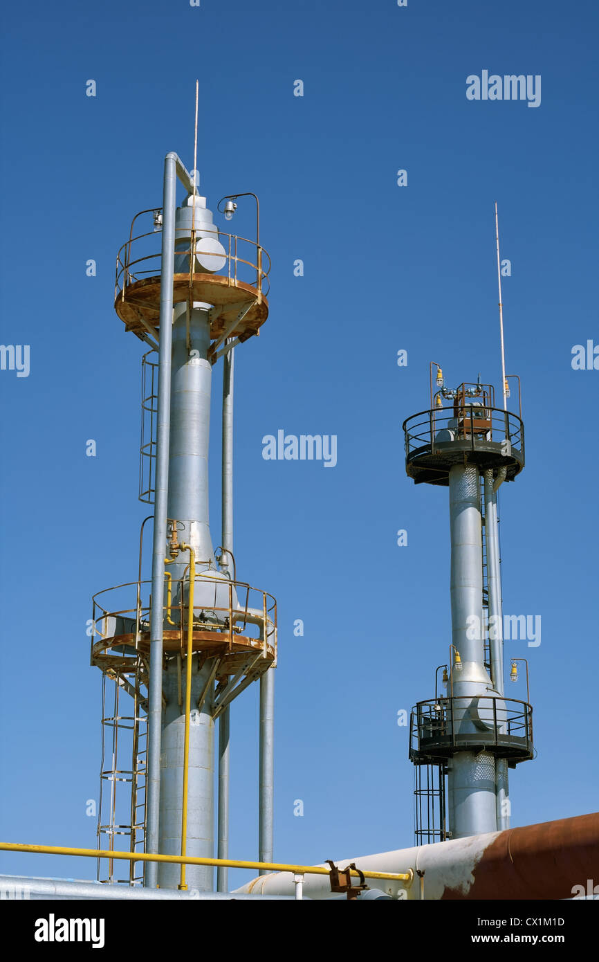 Architektur, Bau, Energie, Umwelt, Extraktion, Fossil, Kraftstoff, Gas, Industrie, Industrie, Infrastruktur, Anlagenbau Stockfoto