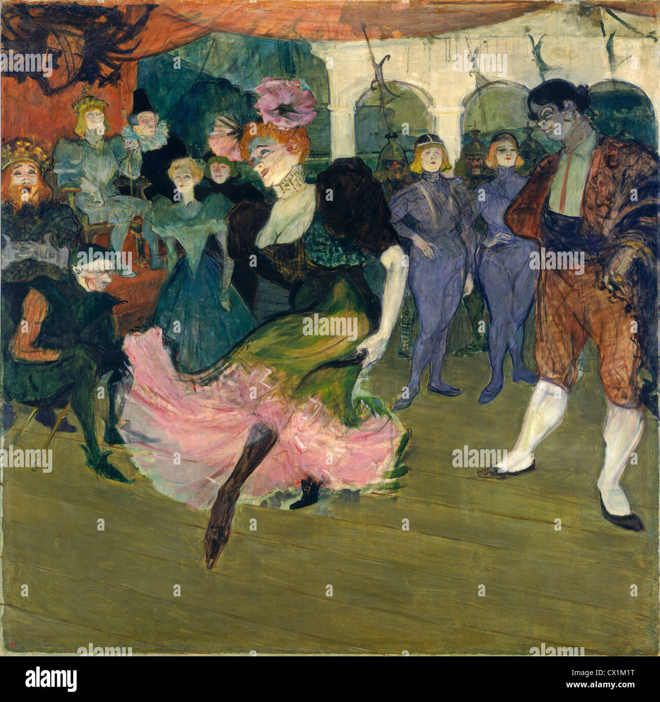 Henri de Toulouse-Lautrec, Marcelle Lender Tanz Bolero in 'Chilpéric', Französisch, 1864-1901, 1895-1896, Öl auf Leinwand Stockfoto