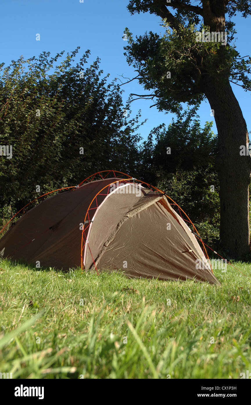 VAUDE Terraquatro 3P leichte Rucksack Zelt Stockfoto