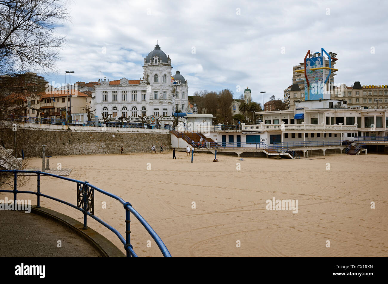 Grand Casino der Sardinero, square de Italia, Stadt Santander, Kantabrien, Spanien, Europa Stockfoto