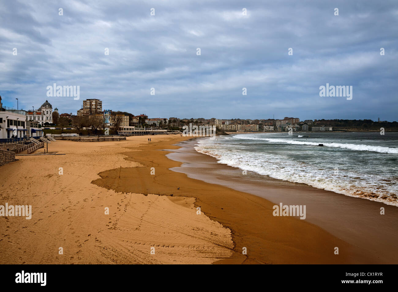 Grand Casino der Sardinero, square de Italia, Stadt Santander, Kantabrien, Spanien, Europa Stockfoto