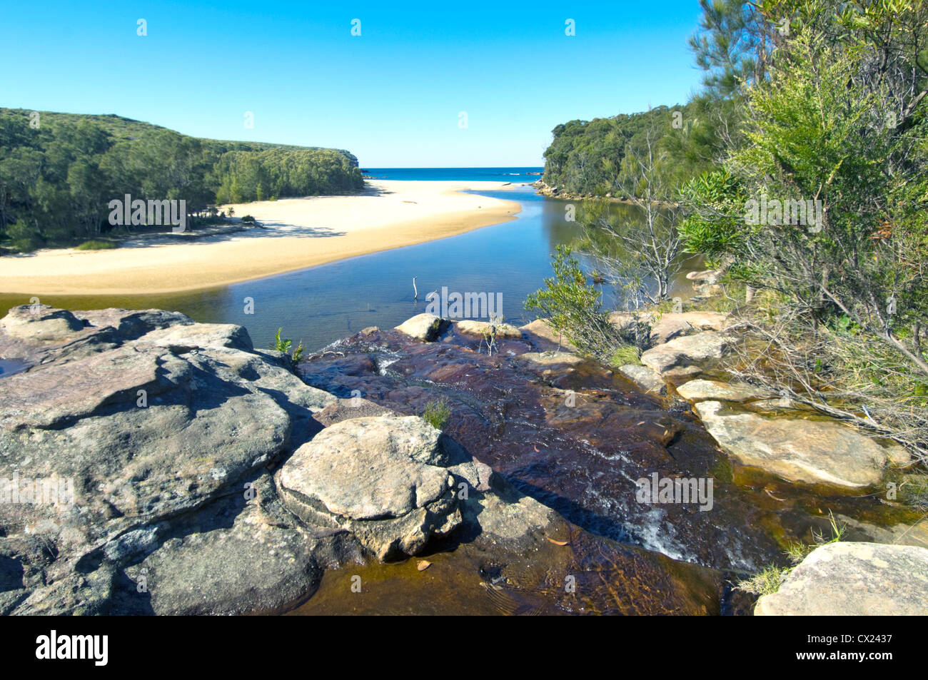 Wattamolla, Royal National Park, Sydney, New South Wales, Australien Stockfoto