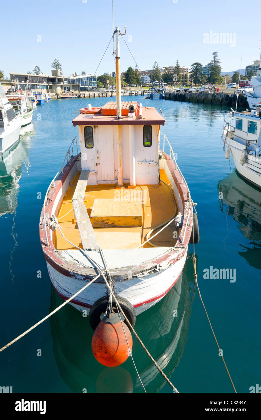 Angeln, Hafen, North Wollongong, New South Wales, Australien Stockfoto