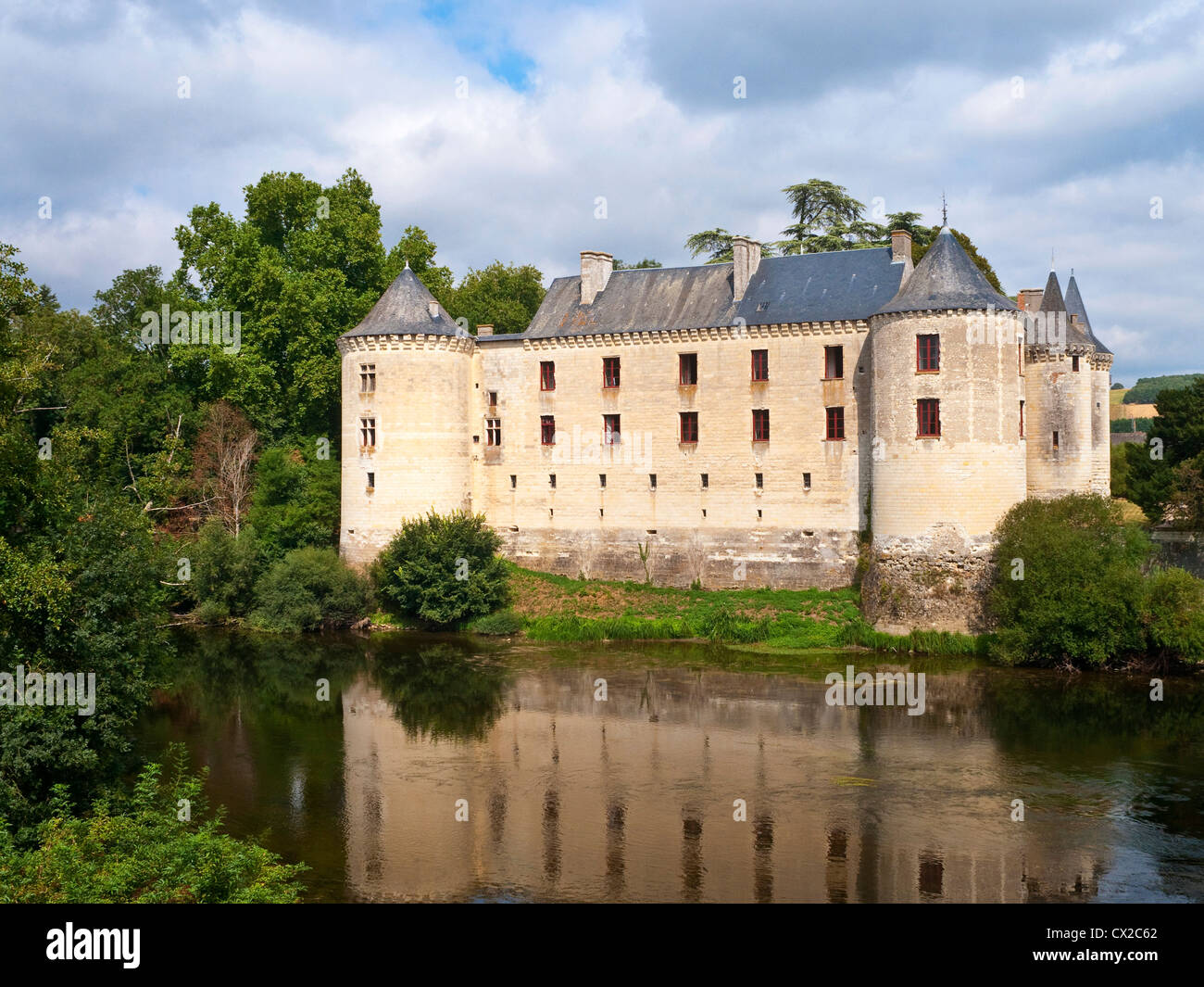 Château la Guerche - Frankreich. Stockfoto