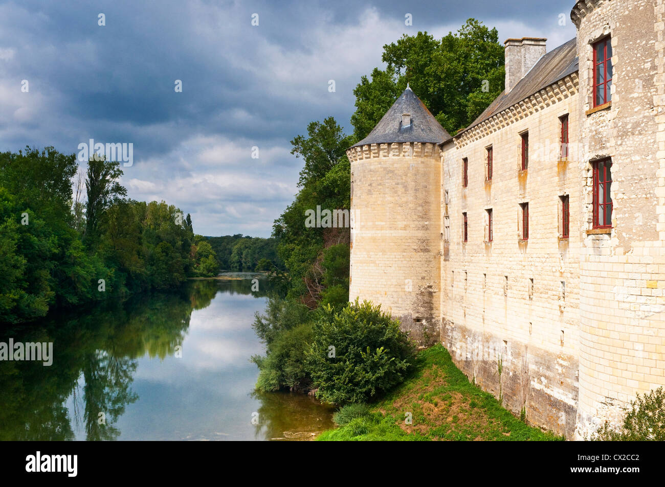 Château la Guerche - Frankreich. Stockfoto