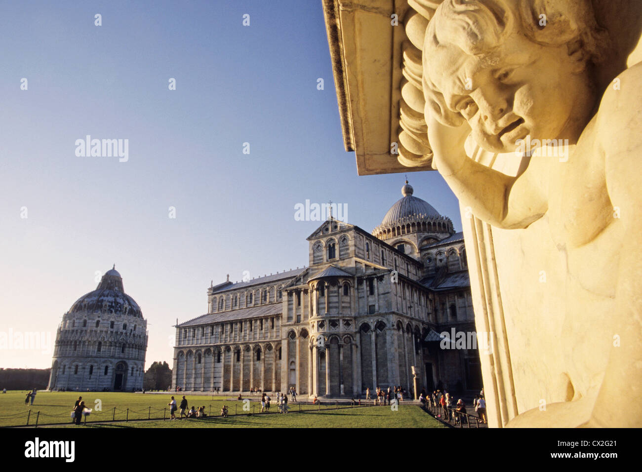 Piazza dei dei Miracoli, Kathedrale, Pisa, Toskana, Italien Stockfoto