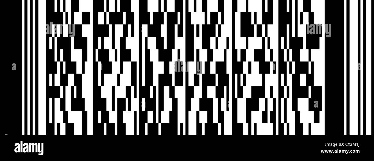 PDF417-Code. Stockfoto