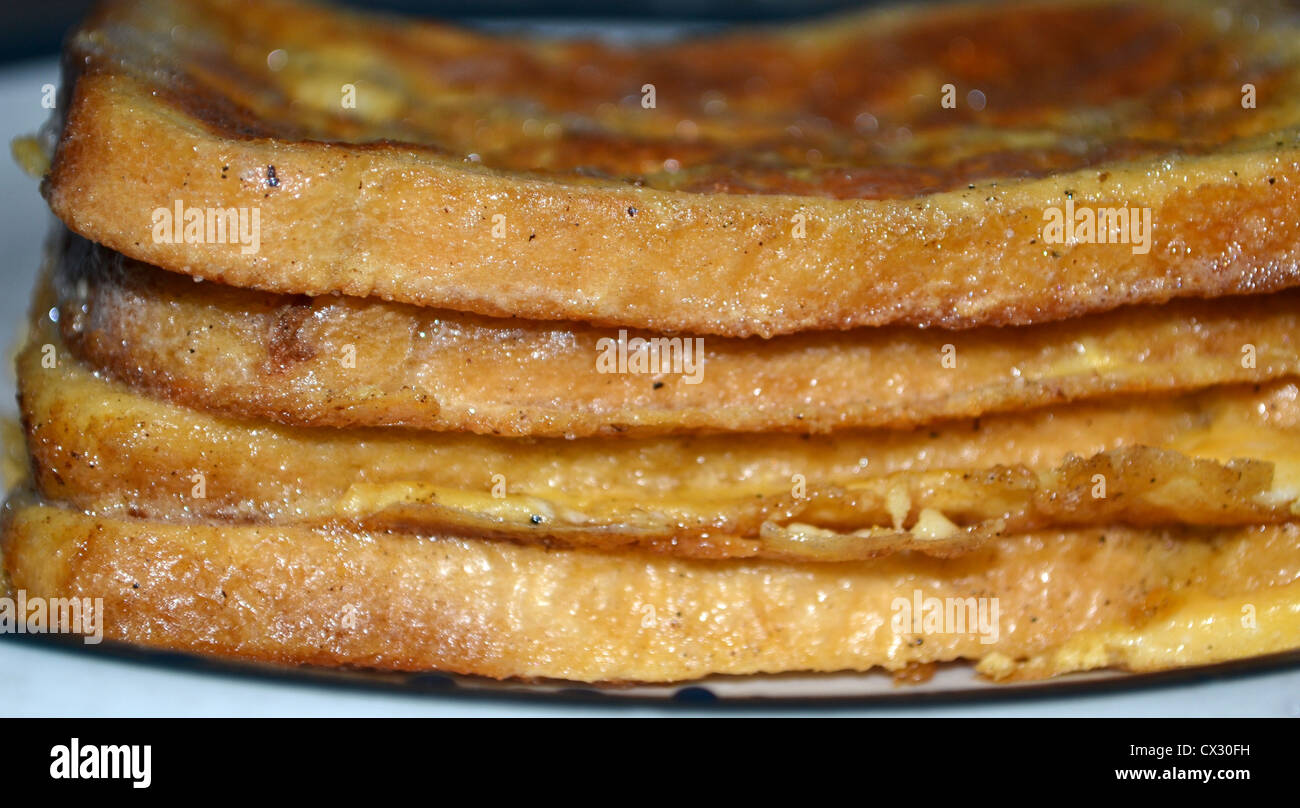 hausgemachte französische Toast / eggy Brot Stockfoto