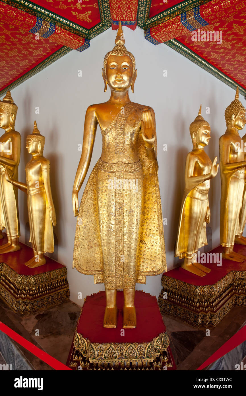 Wat Pho in Bangkok in Thailand Stockfoto