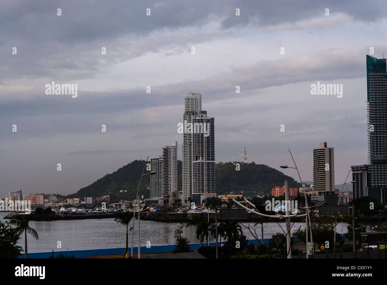 Panamaischer Landschaft Stockfoto