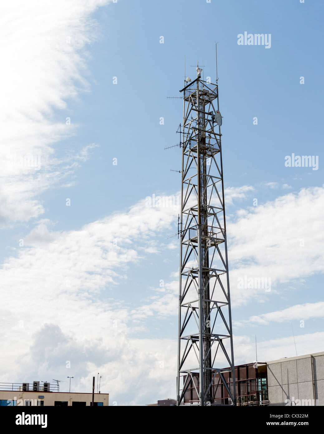 Mobile Kommunikation-Turm an der Sunshine Coast, Queensland, Australien Stockfoto