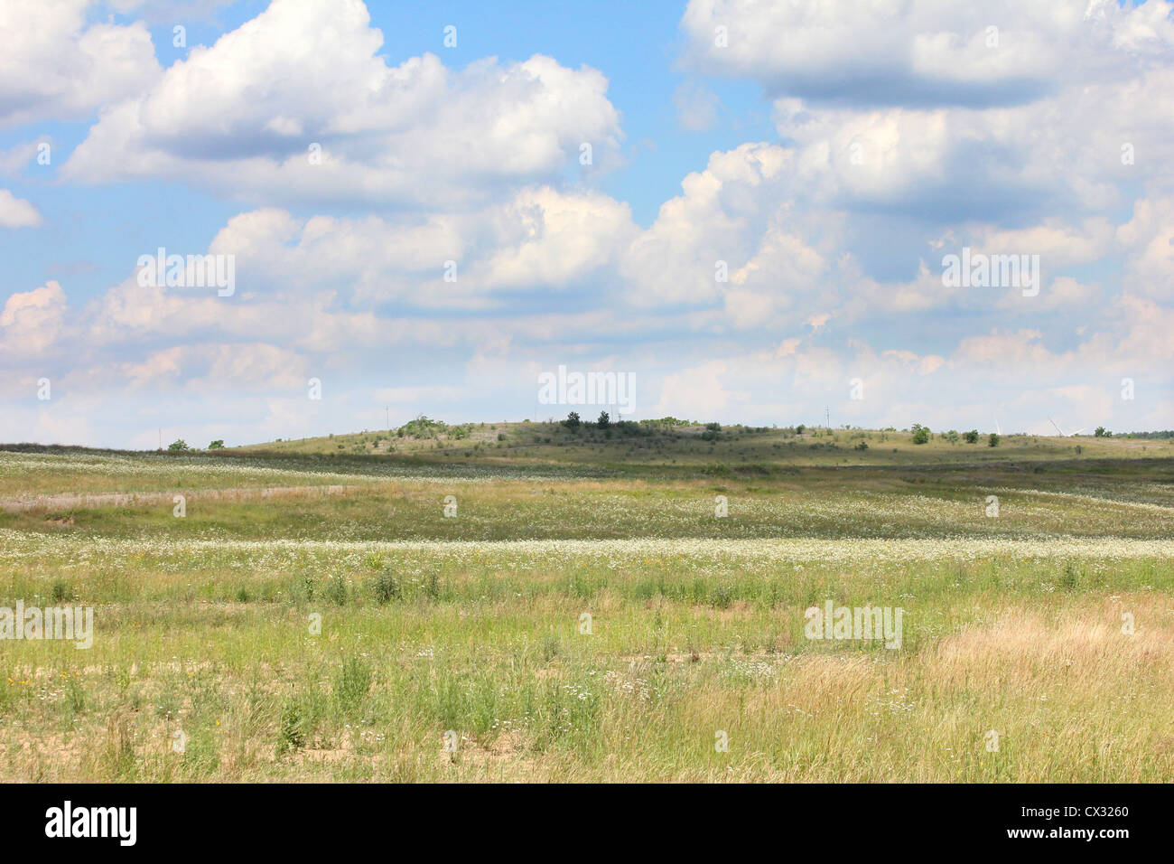 Blick von Flug 93 Memorial, PA, USA. Stockfoto