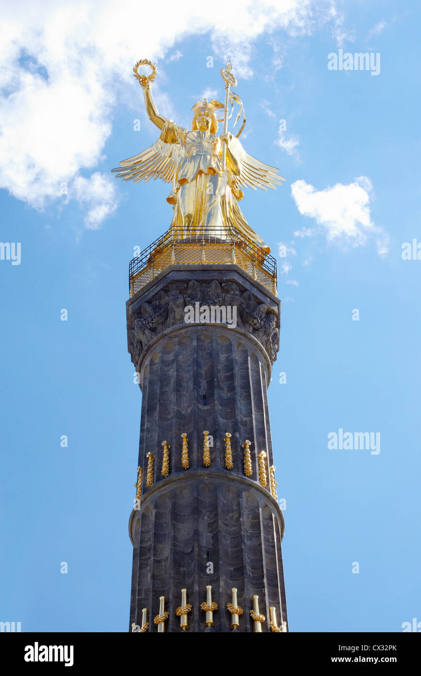 Siegessäule, Siegessäule in Berlin Stockfoto