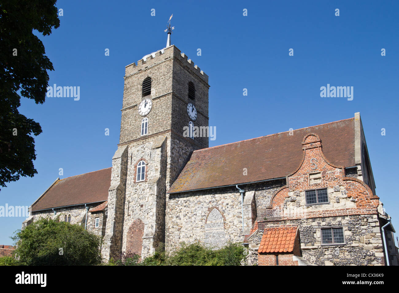 St.-Petri Kirche Sandwich Kent England UK Cinque Hafenstadt Stockfoto