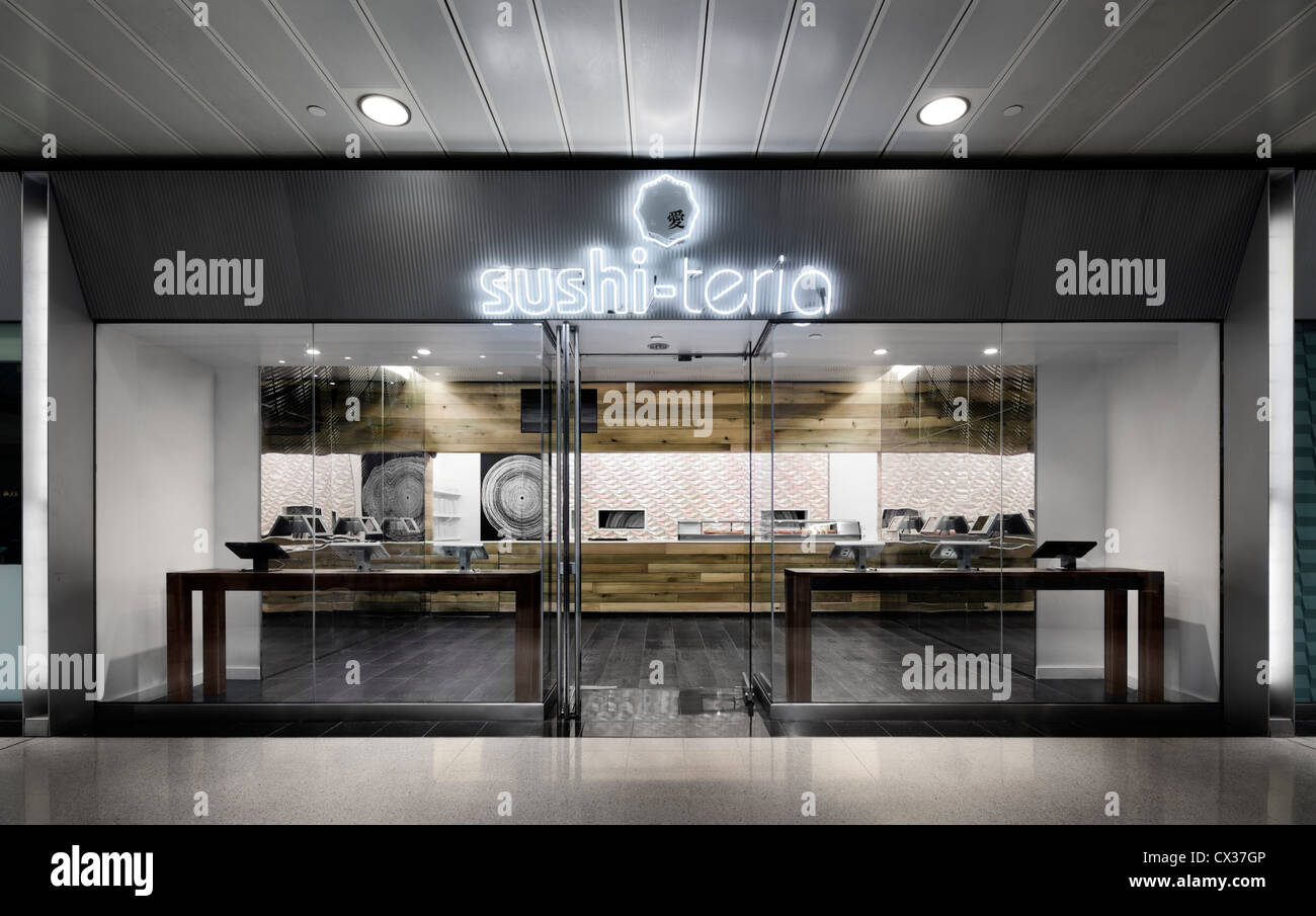 Sushiteria, New York, Vereinigte Staaten von Amerika. Architekt Form-Ula, 2012. Stockfoto