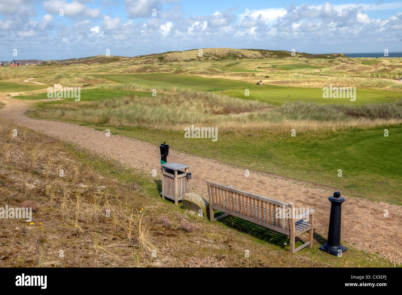 Golfplatz Budersand, Hornum, Sylt, Deutschland Stockfoto