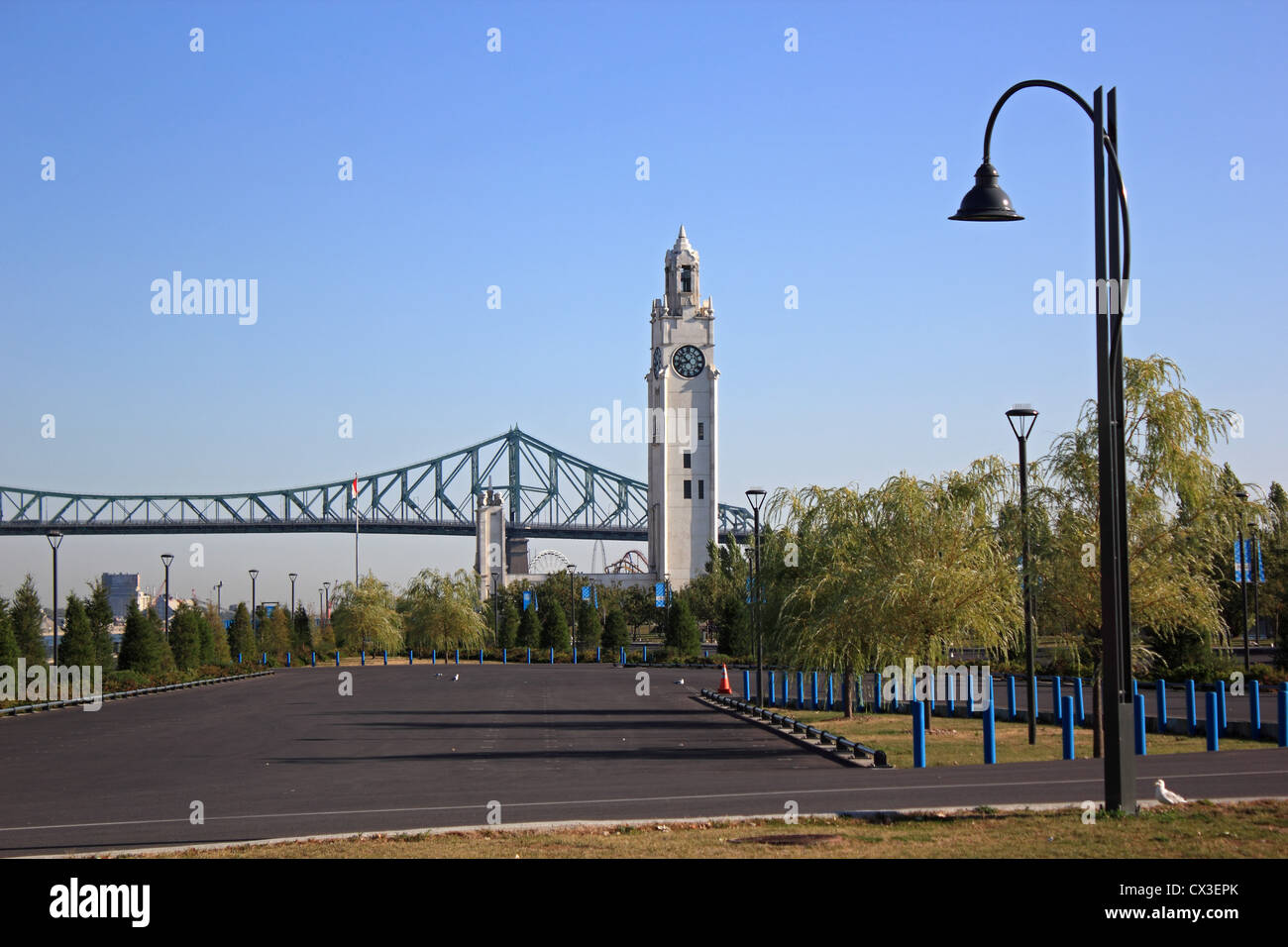 Kanada, Quebec, Montreal, Tour de l ' Horloge, Clock Tower Stockfoto