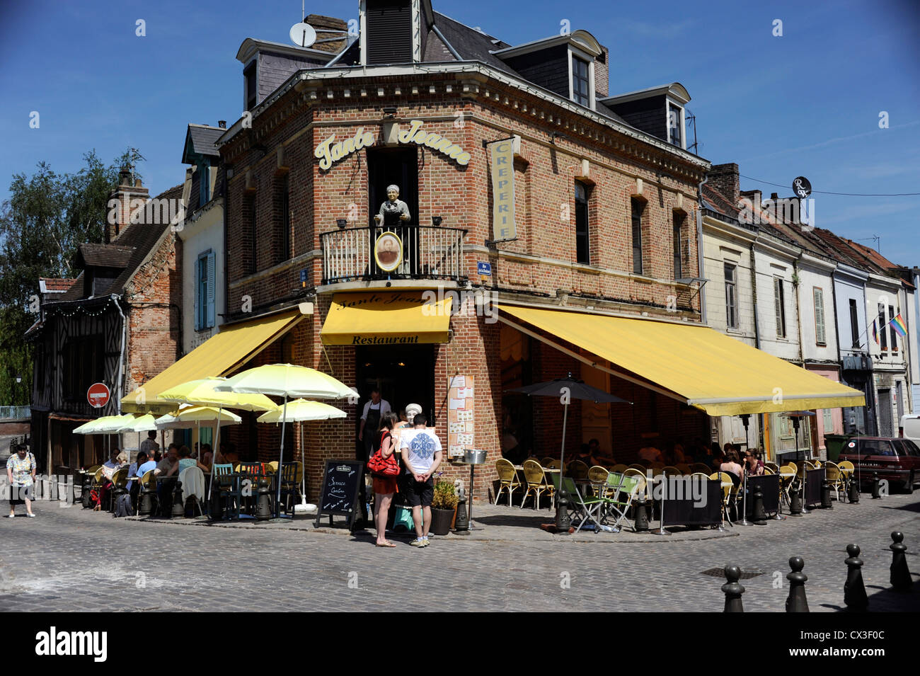 Tante Jeanne Restaurant, Amiens, Somme, Picardie, Frankreich Stockfoto