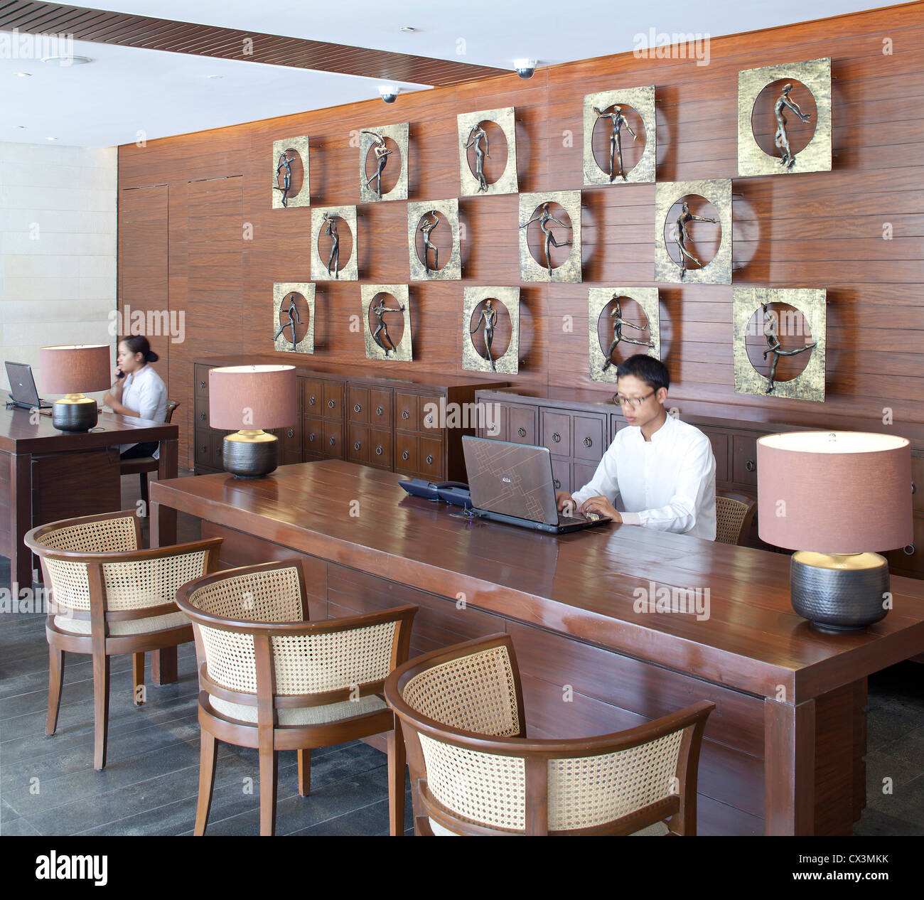 Alila Bangalore Hotels und Apartments, Bangalore, Indien. Architekt: Verbündete und Morrison, hundert Hände, 2012. Stockfoto