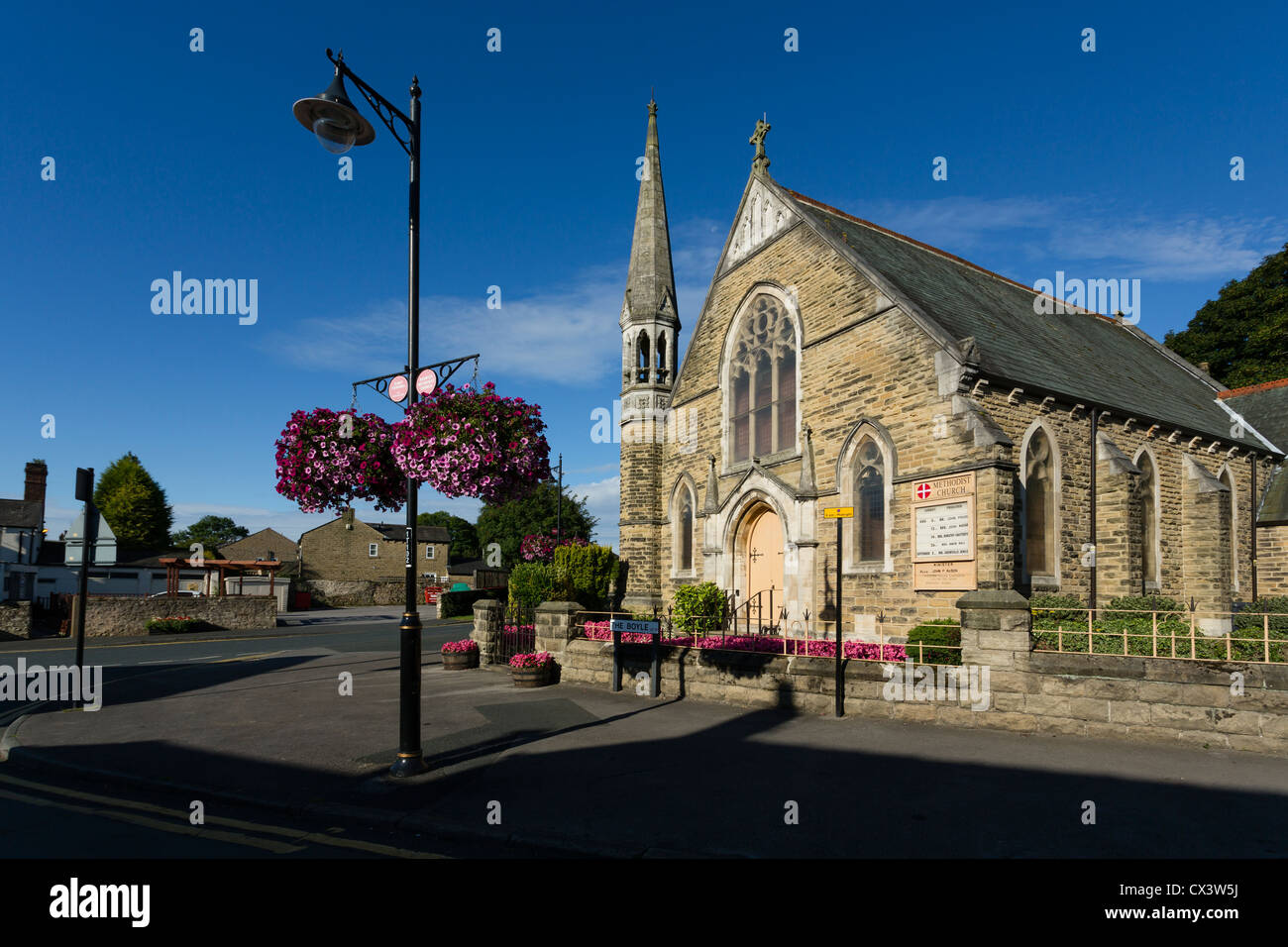 Das Dorf Barwick in Elmet, West Yorkshire. Stockfoto