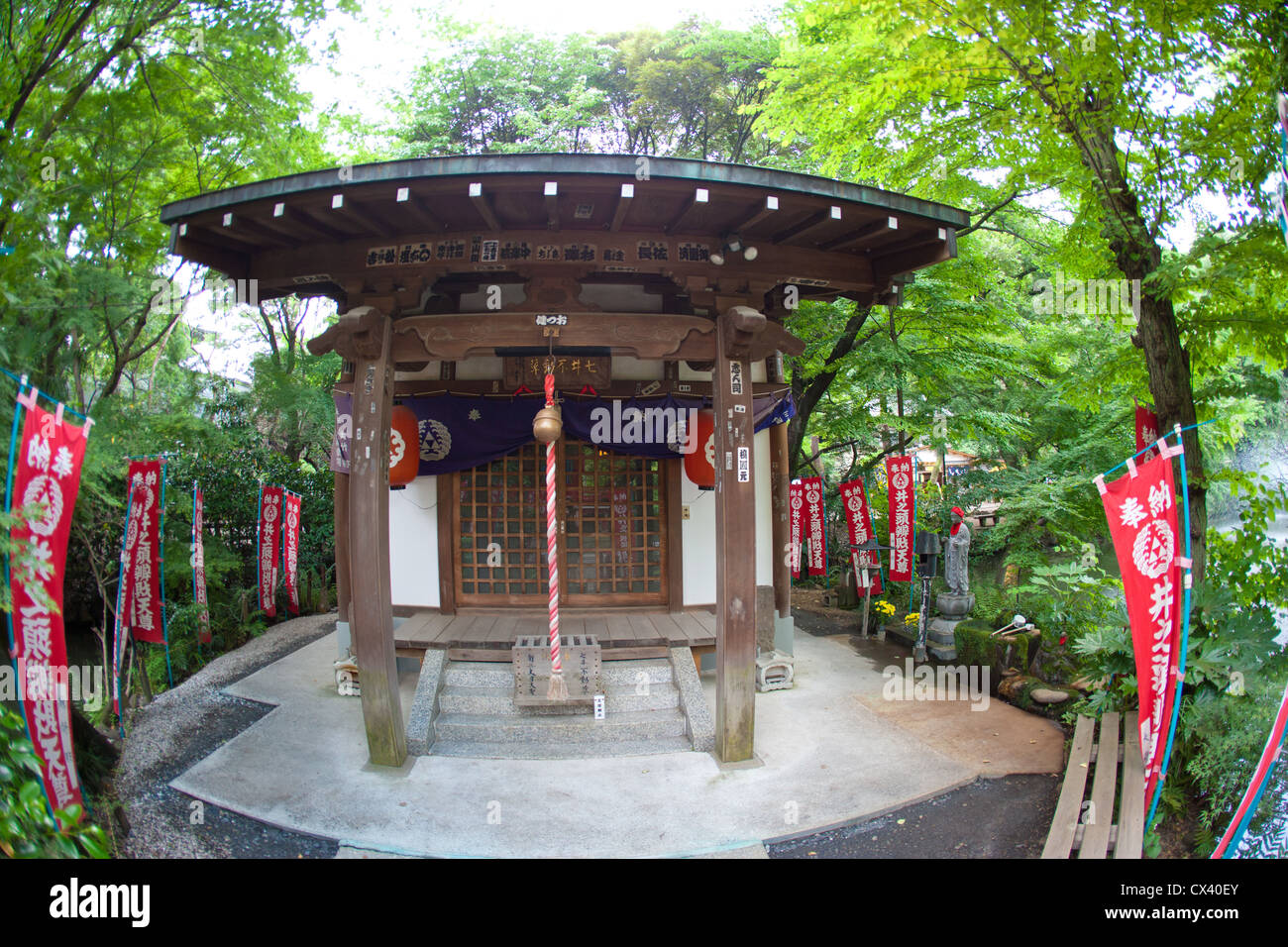 Tempel in Tokio. Stockfoto