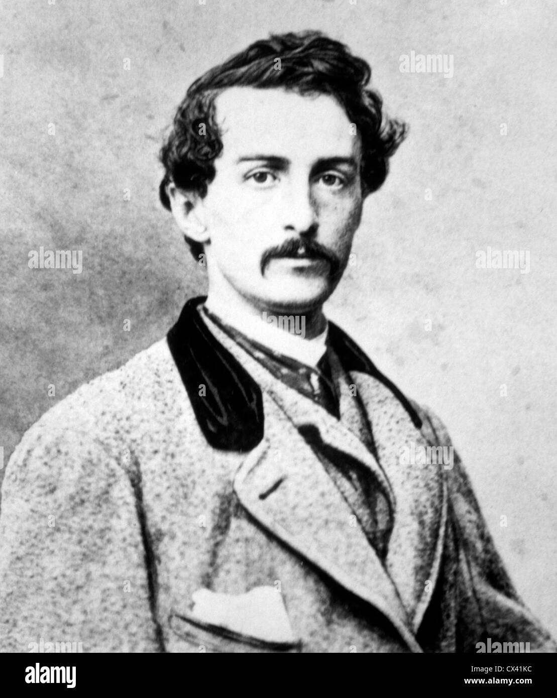 John Wilkes Booth, ermordet Präsidenten Abraham Lincoln, Porträt Stockfoto