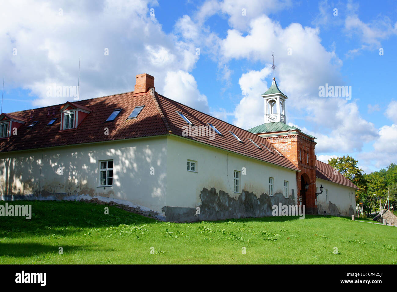 Herrenhaus im Süden von Estland. Ruusmae Stockfoto