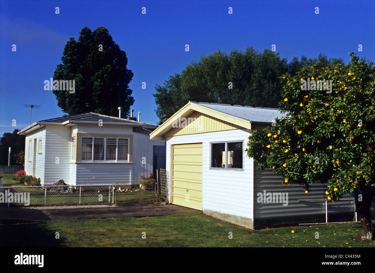 Wohnstraße, Collingwood, Südinsel, Neuseeland Stockfoto