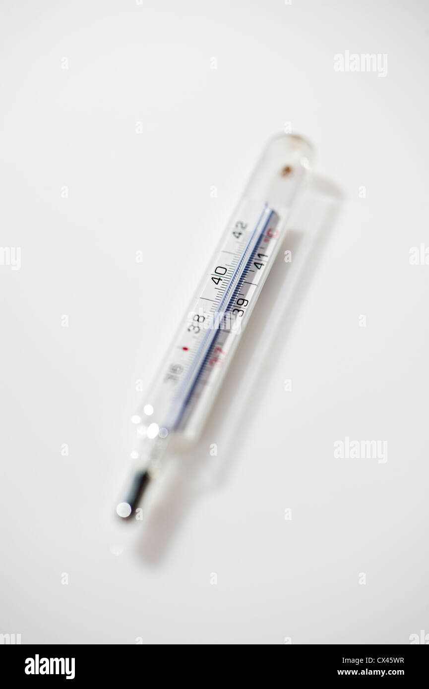 Analoge Fieberthermometer Stockfoto