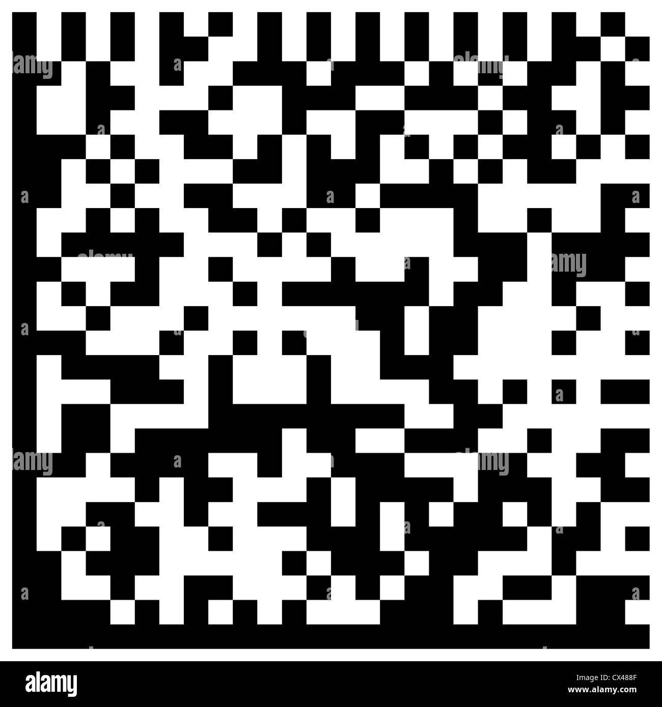 DataMatrix-Code. Stockfoto