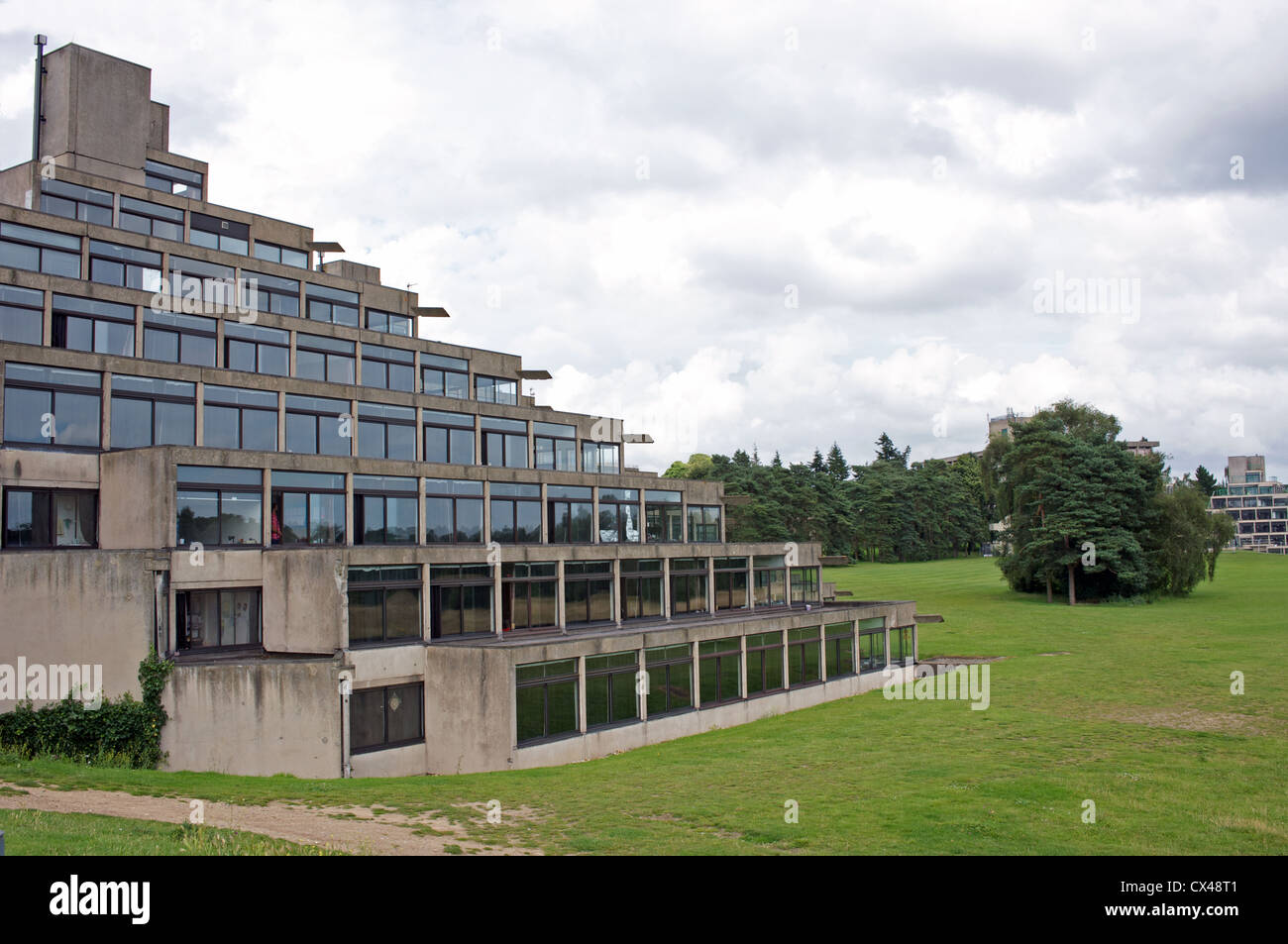 Studentisches Wohnen als die Zikkurat Gebäude, Norwich, Norfolk, Großbritannien kennen. Stockfoto