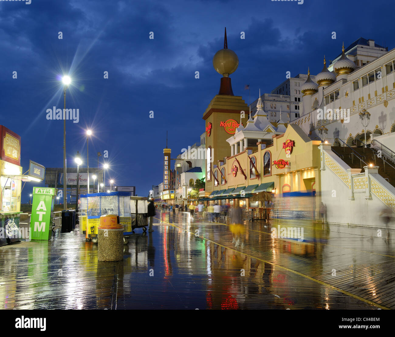 ATLANTIC CITY, NJ - 8. SEPTEMBER: Der Uferpromenade 8. September 2012 in Atlantic City, New Jersey. Stockfoto