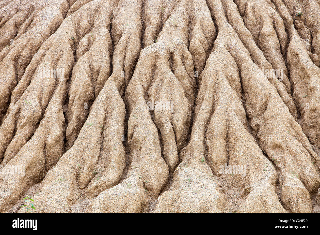 Ein Aggregat mine in Fort McMurray unterstützen die Tar Sands Industrie, Alberta, Kanada. Stockfoto