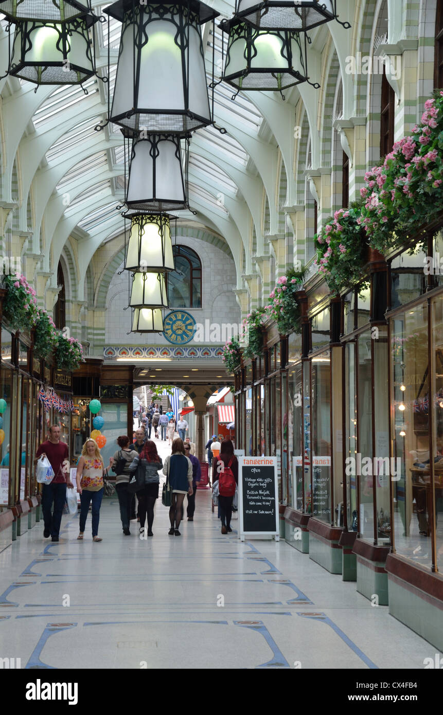 Royal Arcade Norwich Stockfoto