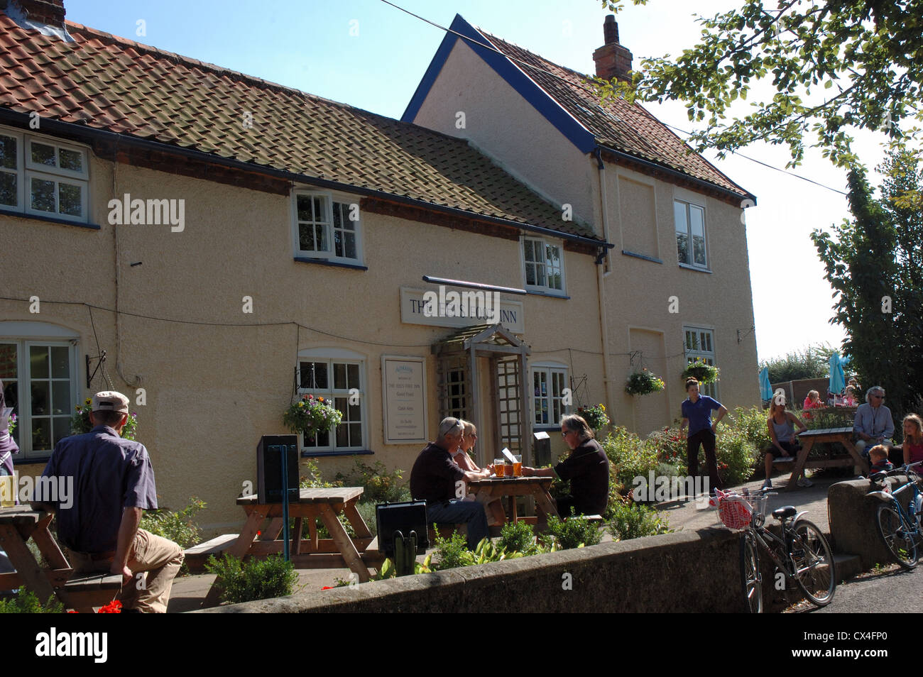 Die Aale Fuß Inn, Eastbridge, Suffolk, UK Stockfoto