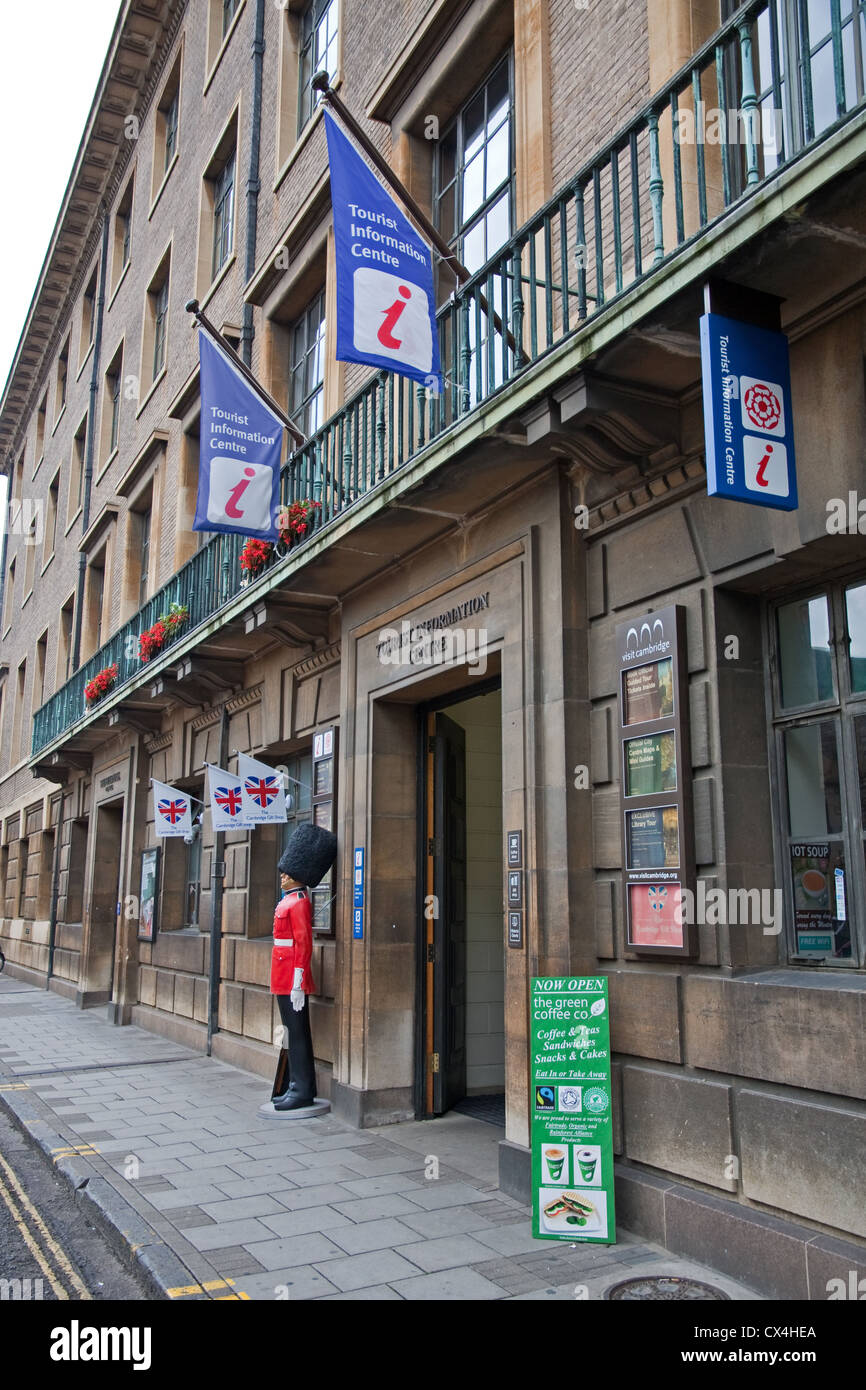 Touristeninformation, Cambridge Stockfoto