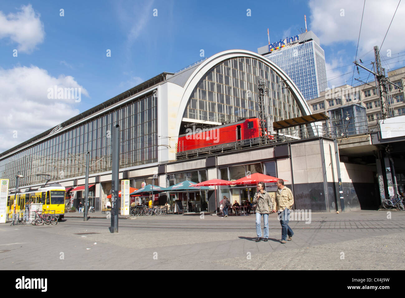 Rund um Alexanderplatz Berlin Stockfoto