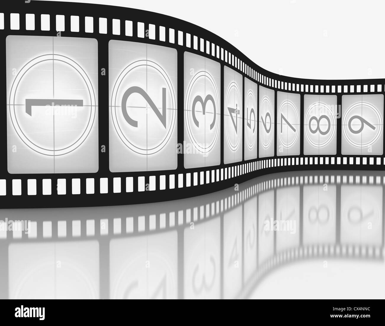 Konzept der filmischen-Industrie. Stockfoto
