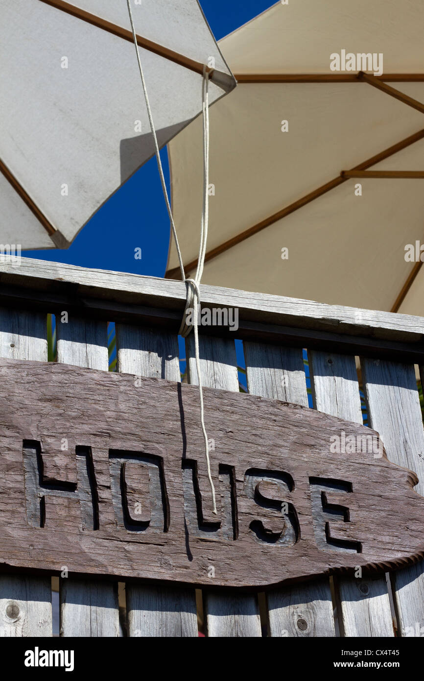 Das Boathouse Restaurant.  Steephill Cove, Isle Of Wight. Stockfoto