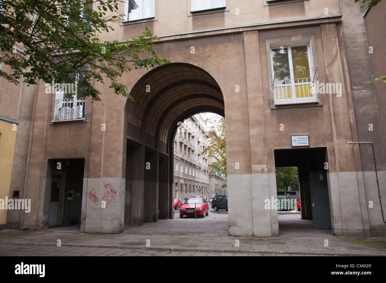 Nowa Huta Distrikt Krakau Stadt Kleinpolen Polen Europa Stockfoto