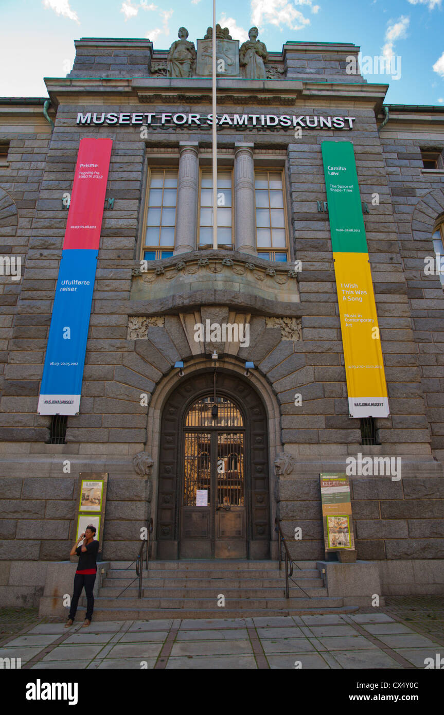 Museet für Samtidenkunst Museum für moderne Kunst Kvadraturen alten Kreisstadt Oslo Norwegen Europa Stockfoto