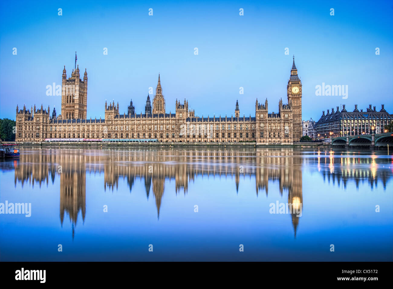 Die Häuser des Parlaments HDR Stockfoto