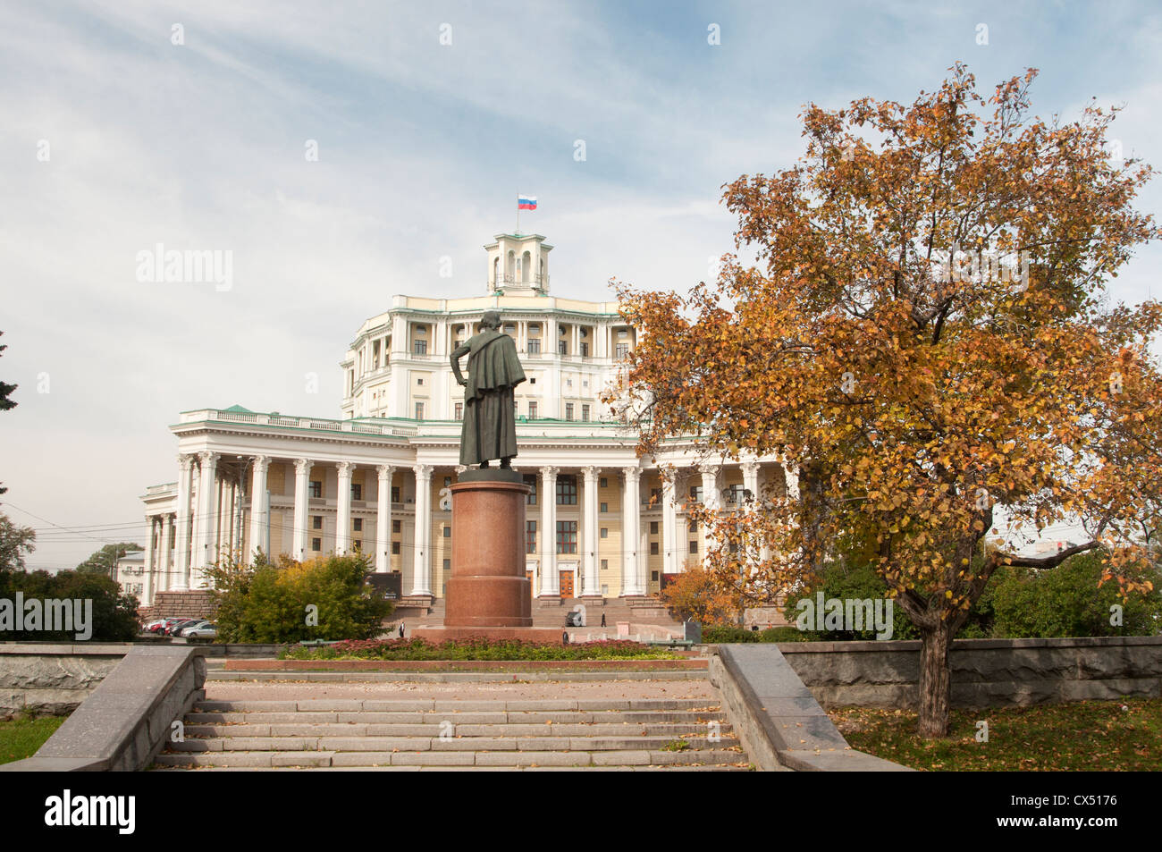 Russische Armee Theater, die Ansicht des Gebäudes Stockfoto